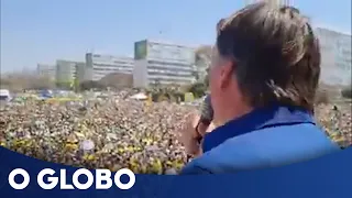 7 de setembro: Em ameaça golpista, Bolsonaro ataca o STF em Brasília