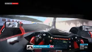 Formula E, Mexico E Prix 2021 (FP1) Oliver Rowland OnBoard (Visor-)Cam
