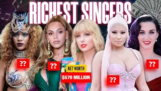 Top 13 Richest Female Singers | 2023