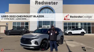 Used 2022 Chevrolet Blazer LT AWD SUV - Low KMs | Stock # P1484 - Redwater Dodge