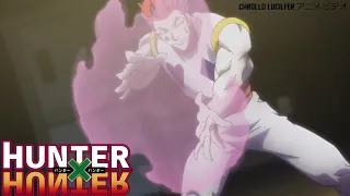 Hisoka reflects Razor's Ball (dub)