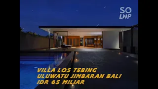 villa mewah los tebing cliff front sale murah Jimbaran Kuta BALI