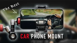 How to best setup your phone to film yourself whilst driving. Inside / outside car. Best kit to use.