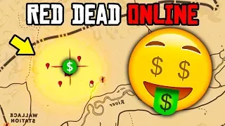 FREE GOLD BARS Treasure Hunt in Red Dead Online! East Watsons Treasure! (How to Get Free Gold Bars)