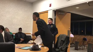 Flint councilman removed from meeting by police