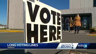 Strong voter turnout in reported Iowa