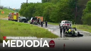 Familias latinas en Texas sufren los embates de las intensas lluvias | Noticias Telemundo