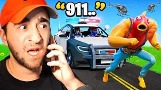 I Called The COPS On Him in Fortnite..