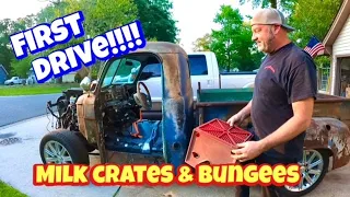 It's alive!!! 1952 Hemi powered, chassis swapped Dodge takes its first drive!!!