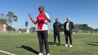 Minister of Sports, Arts and Culture Of South Africa, Zizi Kodwa, Visits Cape Town Spurs FC