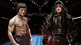 BRUCE LEE VS THE UNDERTAKER 😱*WAR* (EA SPORTS UFC 4) UFC KNOCKOUTS | 4K60fps UHD | WWE WRESTLEMANIA