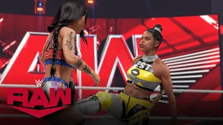 WWE 2K23 RAW BIANCA BELAIR VS CORA JADE + LIV MORGAN POST MATCH SURPRISE APPEARANCE