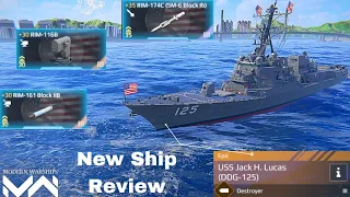 USS Jack H. Lucas (DDG-125) - May Event's Lucky Spin Ship Review - Modern Warships
