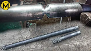 How To Rebuild Broken Axle Shaft || Amazing Welding & Machining Technique