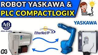 🔵🔵 COMMUNICATE YASKAWA ROBOT WITH COMPACTLOGIX PLC