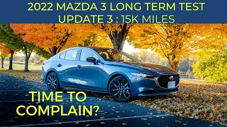 15,000 Mile Update On Our 2022 Mazda 3 Carbon Edition