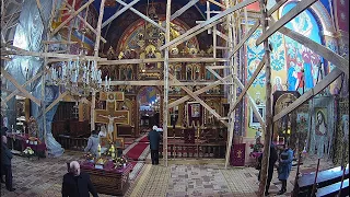 Свята Літургія (10:00) у храмі св. влкмч. Юрія Переможця 3 квітня 2022 р. Б.