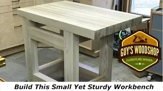 How To Build This Small Sturdy Hand Tool Workbench//Woodworking How To