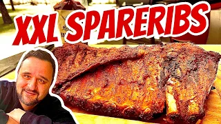 XXL MILLIONÄRS RIBS vom BBQ SMOKER --- Klaus grillt