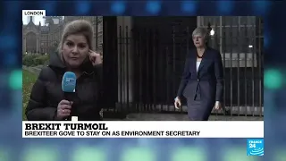 Brexit: "Theresa May got a very important boost today with Michael Gove staying in the Cabinet"