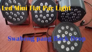 LED MINI FLAT PAR LIGHT (Unboxing)