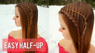 Ladder Braid | Simple Half Up Hairstyle | How to Hair DIY