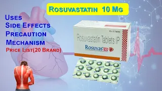 Rosuvastatin 10 Mg | Uses | Side-Effects | Precautions | Rosuvas 10 Mg