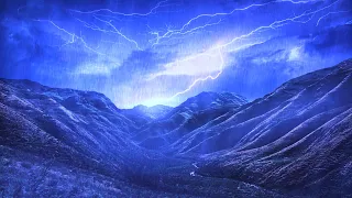 Powerful 100% Pure Schumann Resonance & Gentle Rain - 8 Hours - Dark Screen - Sleep - Heal - Relax