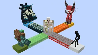 which Mutant Mobs is Iron Golem's favorite??