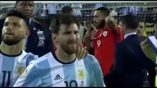 Messi crying and renounce to Argentina - donT cry for me Argentina :)