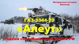ГАЗ-3344-20 «Алеут». Редкий снегоболотоход армии РФ