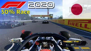 F1 2020 - Tsunoda Career Mode #18: 50% Race Japan | PS5