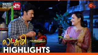 Lakshmi - Highlights | 29 April 2024 | New Tamil Serial | Sun TV