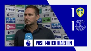 LEEDS UNITED 1-1 EVERTON | Frank Lampard reacts to away draw!