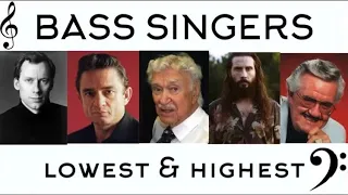 Bass Singers: Lowest & Highest Notes