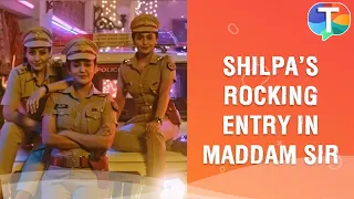 Exclusive first footage of Shilpa Shinde shooting for Maddam Sir