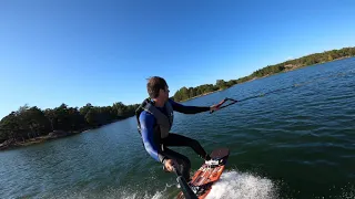 Wakeboarding 85KMPH behind sea-doo trixx (Jet ski)