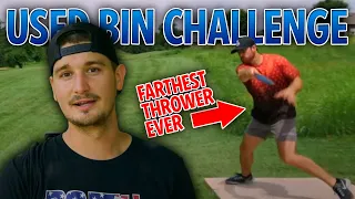 Used Bin Challenge with the Farthest Thrower in the World!