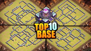 TOP 10 UNBEATABLE TH15 Bases (Clan War) with Link