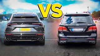 LAMBORGHINI URUS vs MERCEDES GLE 63 AMG - DRAG RACE🔥🔥