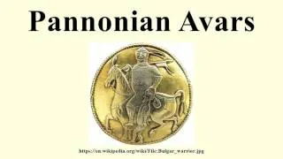 Pannonian Avars