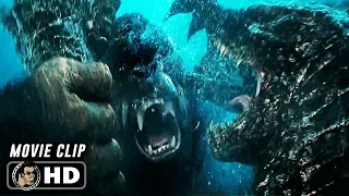 First Fight Scene | GODZILLA VS KONG (2021) Sci-Fi, Movie CLIP HD