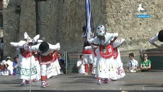 Exhibició del Ball de gitanes infantil de l'Agrupació a la Santa Tecla 2019 a Sitges