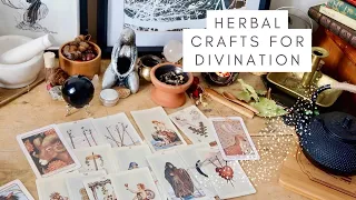 CRAFTING A PSYCHIC DIVINATION SALVE, INCENSE & TEA | PLANT SPIRITS, HERB MAGIC & GREEN WITCHCRAFT