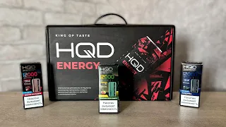 HQD ENERGY И 12.000 ЗАТЯЖЕК HQD GLAZE