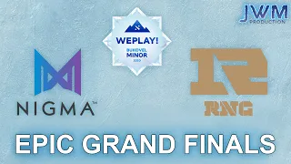 Nigma vs RNG | EPIC GRAND FINALS HIGHLIGHTS | WePlay! Bukovel Minor 2020