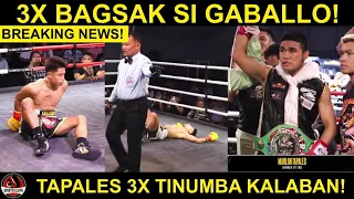 BREAKING: Gaballo TALO 1st Round KNOCKOUT! 3x BAGSAK | Tapales PANALO 1st Round KNOCKOUT!