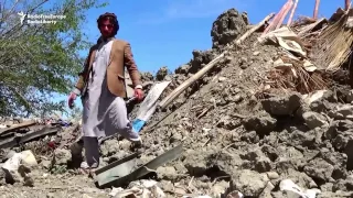 [Warning: Graphic] Afghan Forces Inspect Aftermath of US MOAB Strike