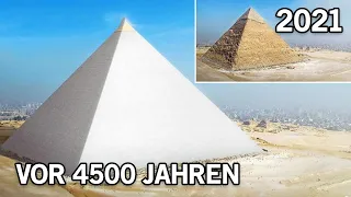 Forscher haben herausgefunden, wie die Pyramide von Gizeh damals wirklich aussah!