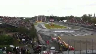 Last two laps of the Canadian Grand Prix 2011 Grandstand 15